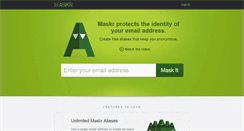 Desktop Screenshot of maskr.me